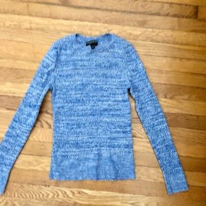 Banana Republic Sky blue cotton blend fitted sweater Small